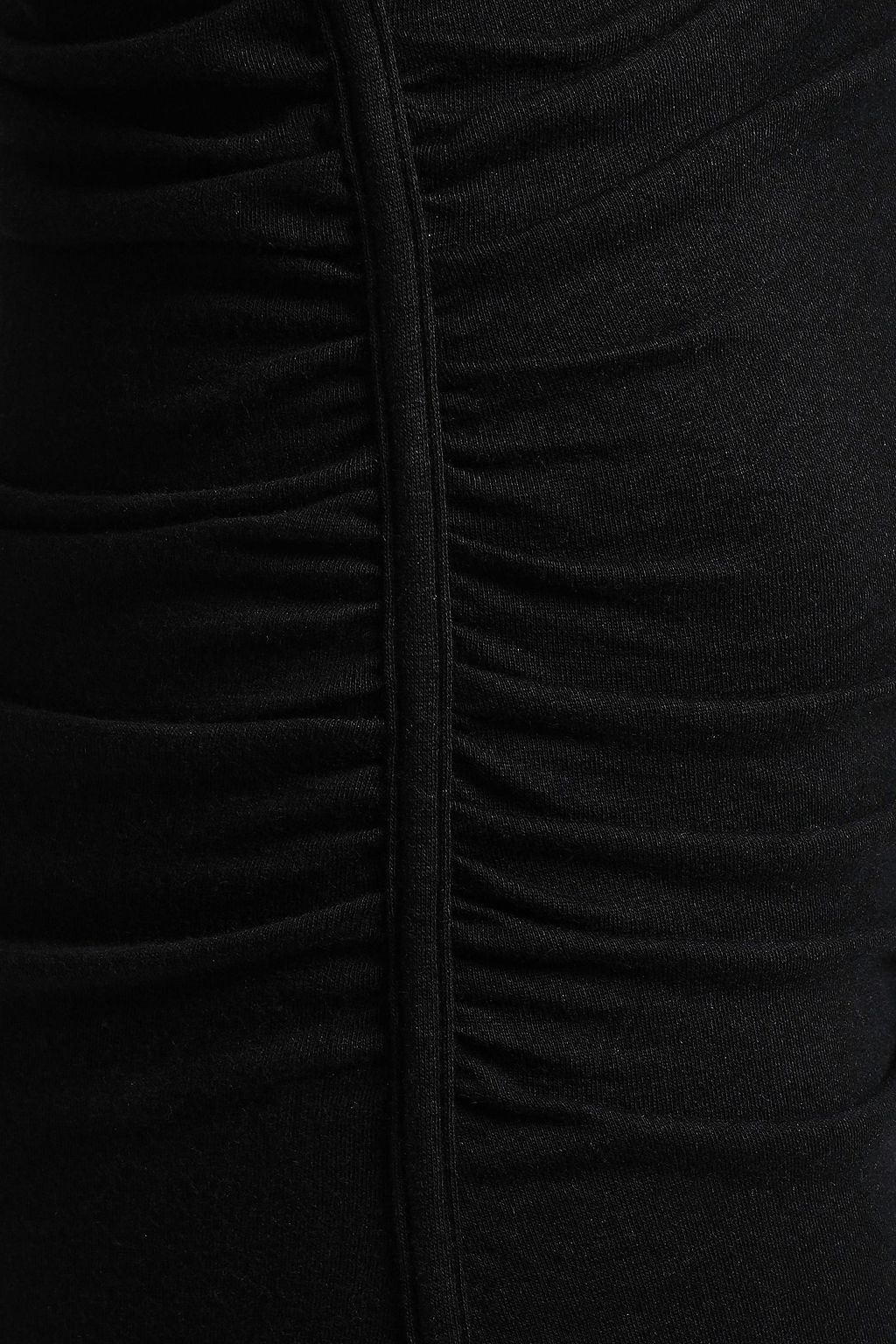 ENZA COSTA Stretch cotton and cashmere-blend mini dress