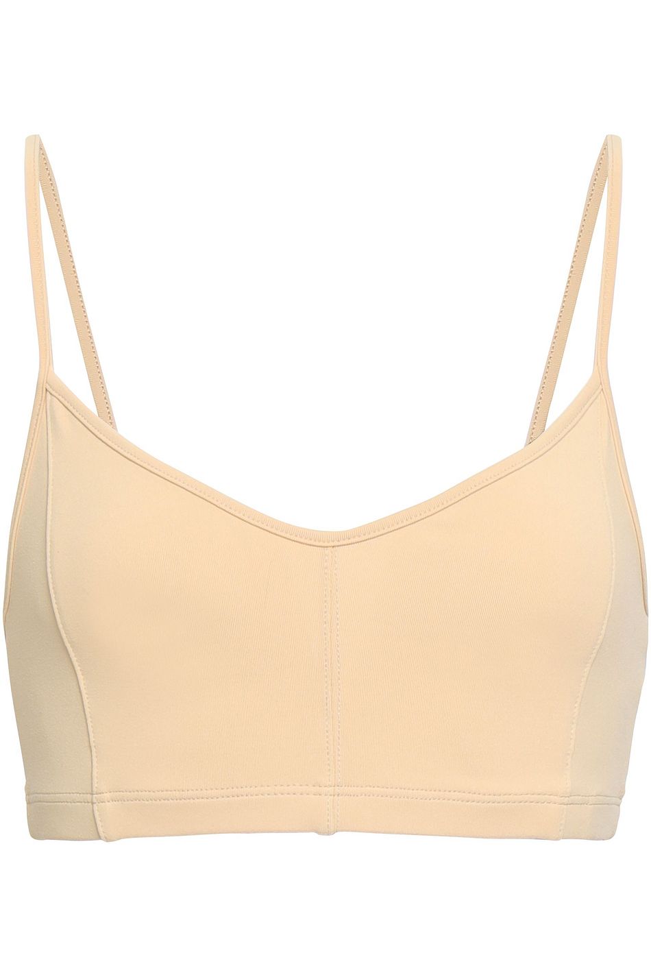 pastel yellow sports bra