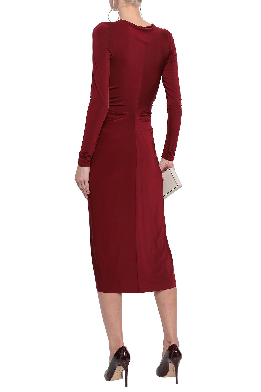 JASON WU Twist-front stretch-jersey midi dress