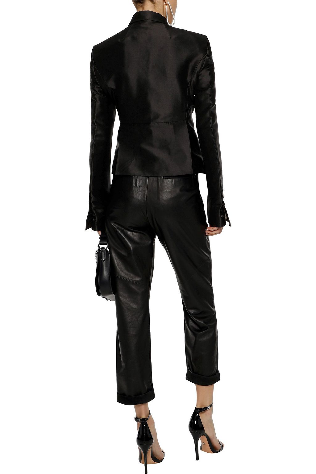 RICK OWENS Silk-gazar blazer