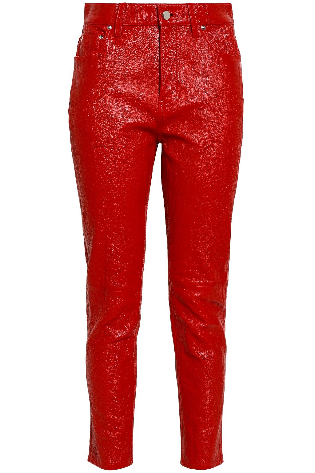 patent leather skinny jeans