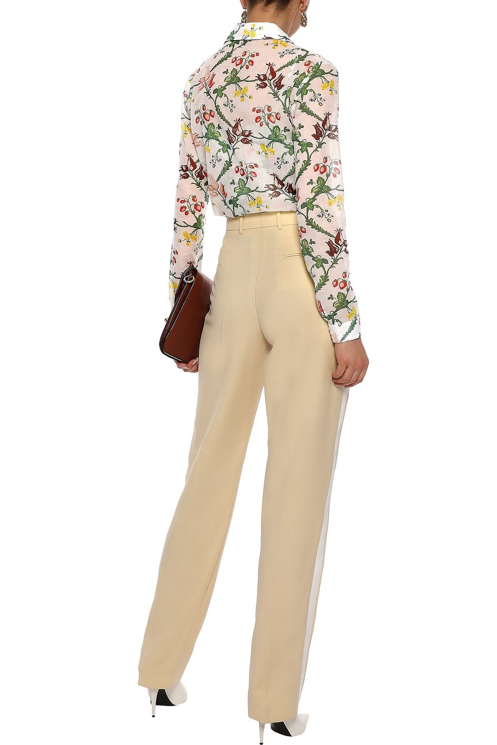 ERDEM Cecilia printed cotton-gauze shirt