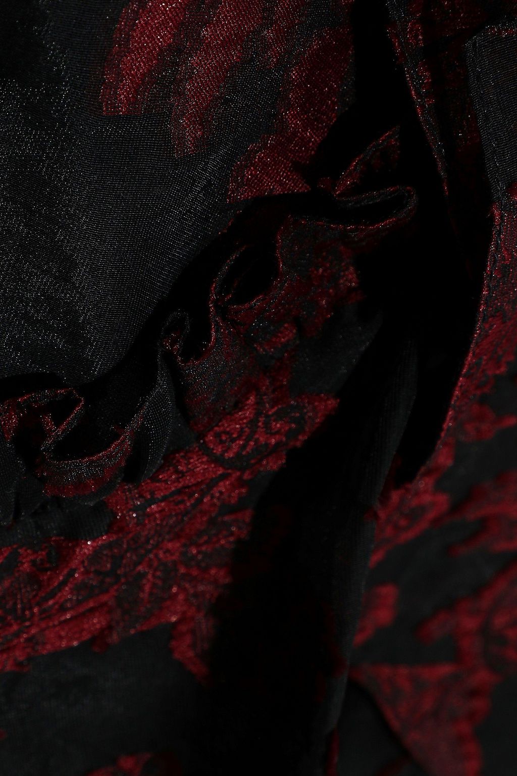 ERDEM Regina ruffled fil coupé organza top