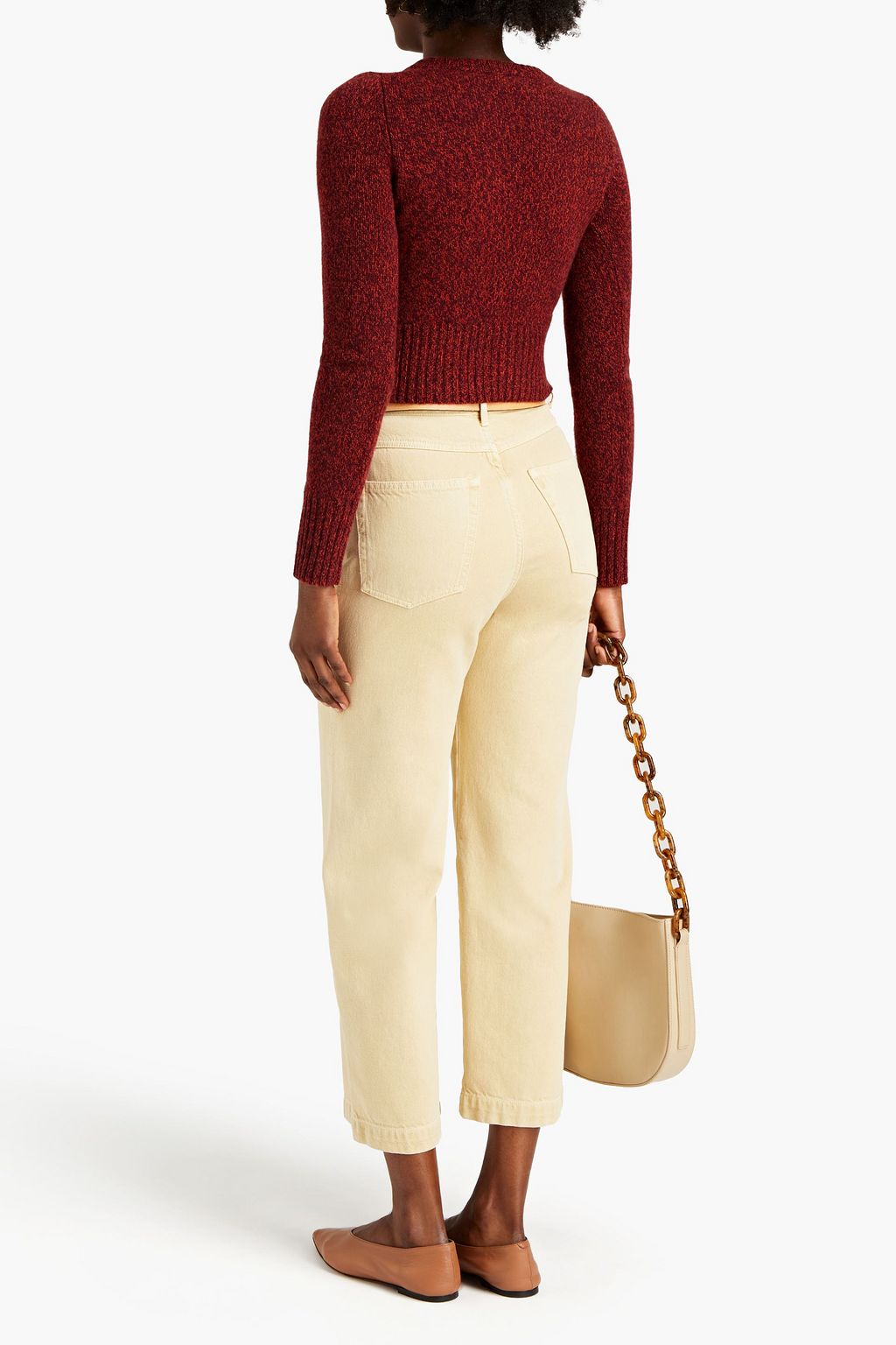 REJINA PYO Cody cropped cashmere sweater