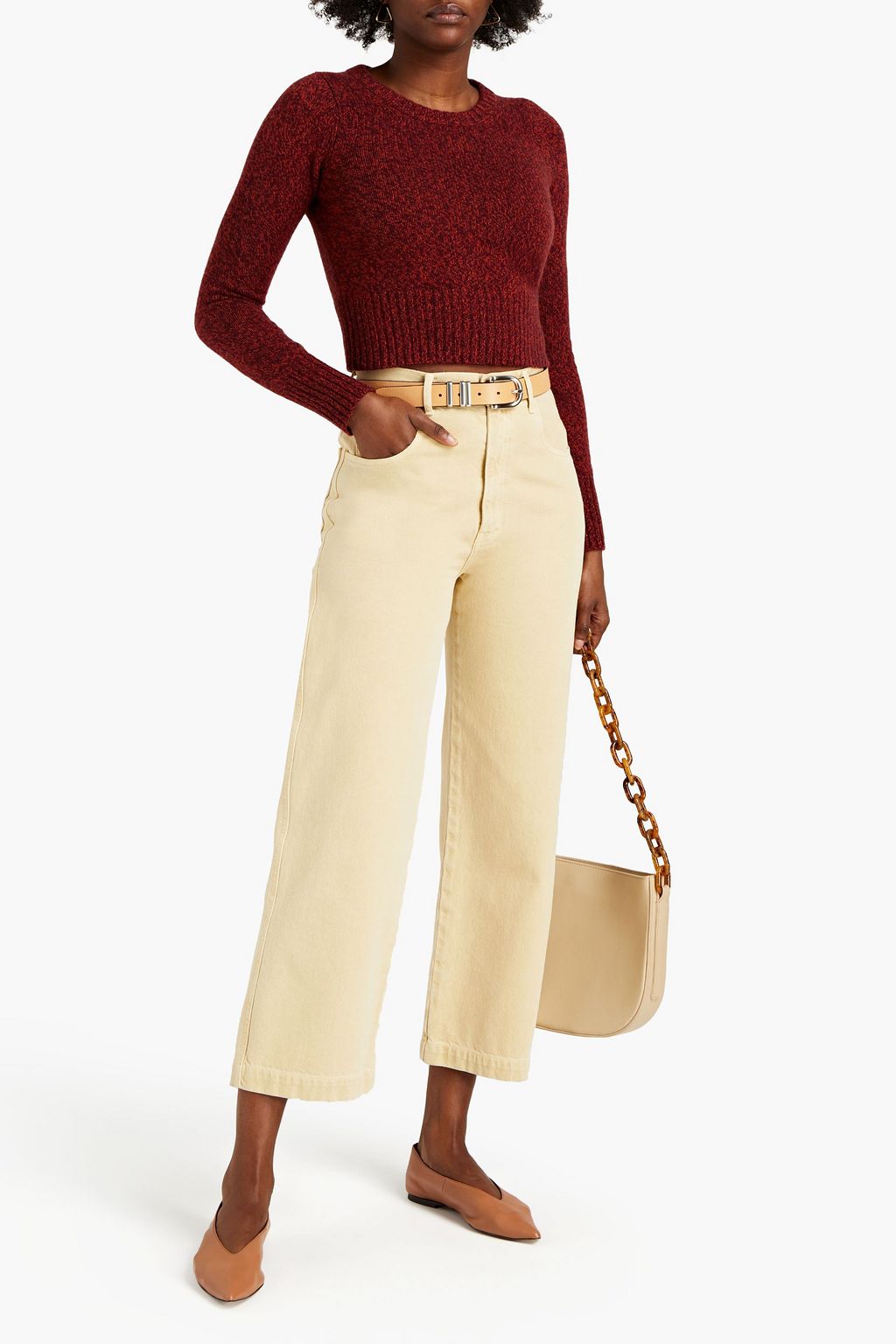 REJINA PYO Cody cropped cashmere sweater