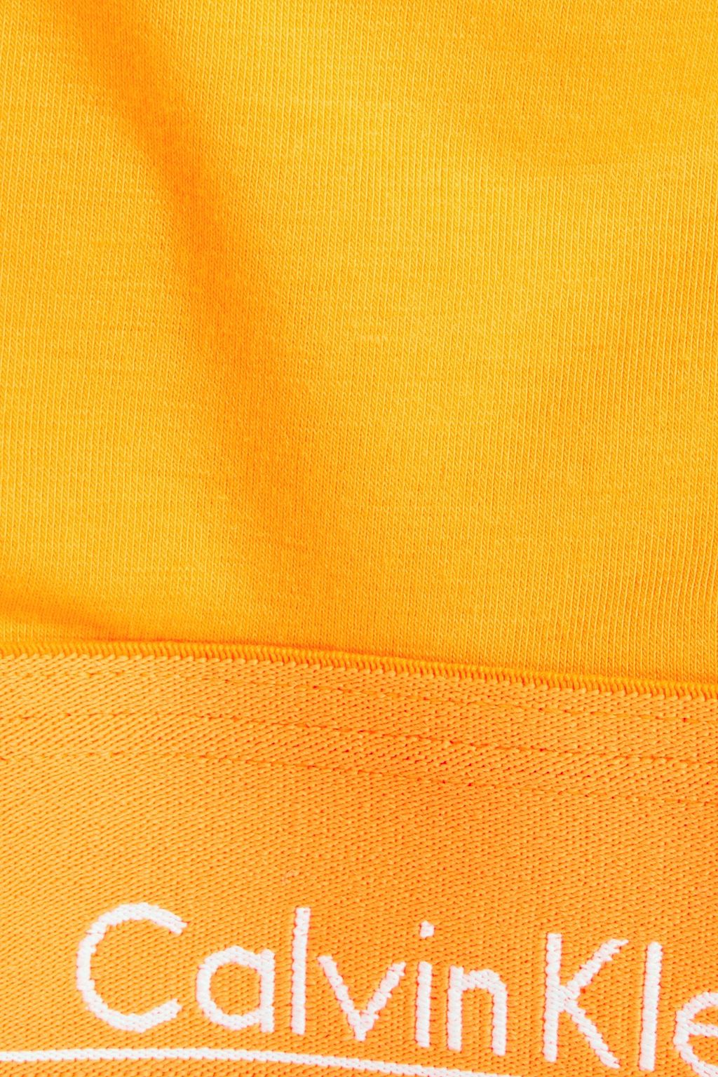 CALVIN KLEIN Neon stretch-jersey sports bra