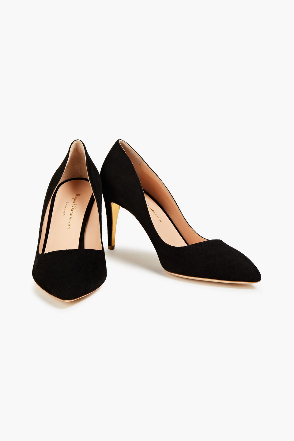 Rupert Sanderson Nada Leather Pumps In Black