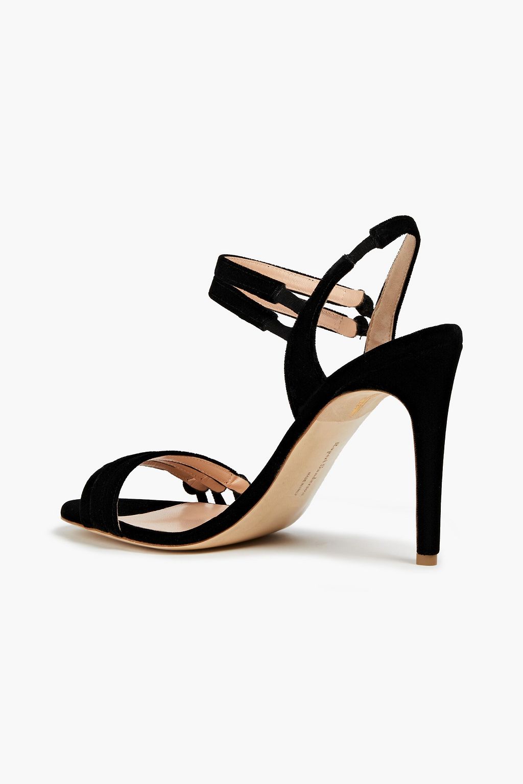 RUPERT SANDERSON Nicolette velvet sandals