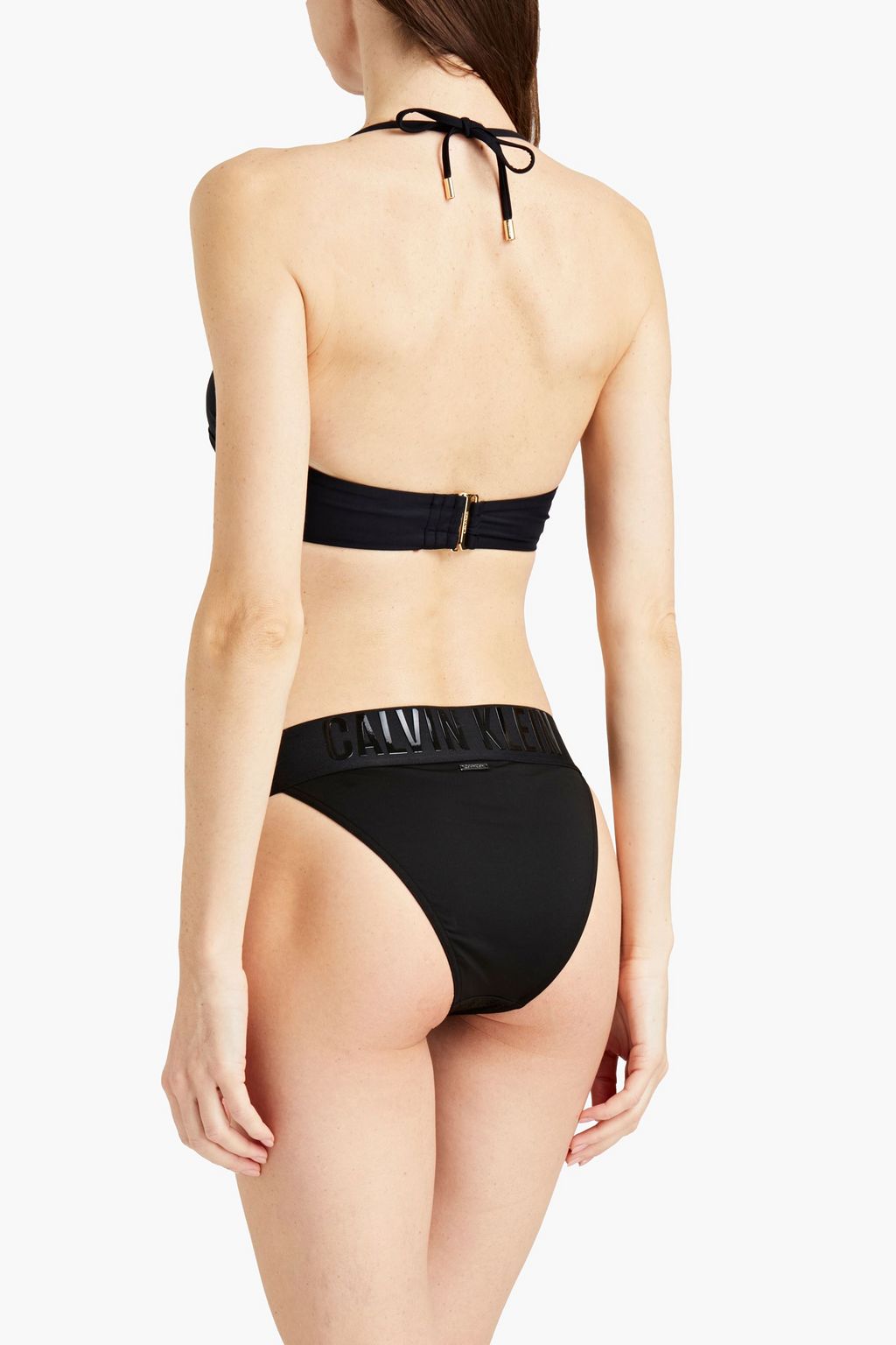 CALVIN KLEIN Twist-front bandeau bikini top