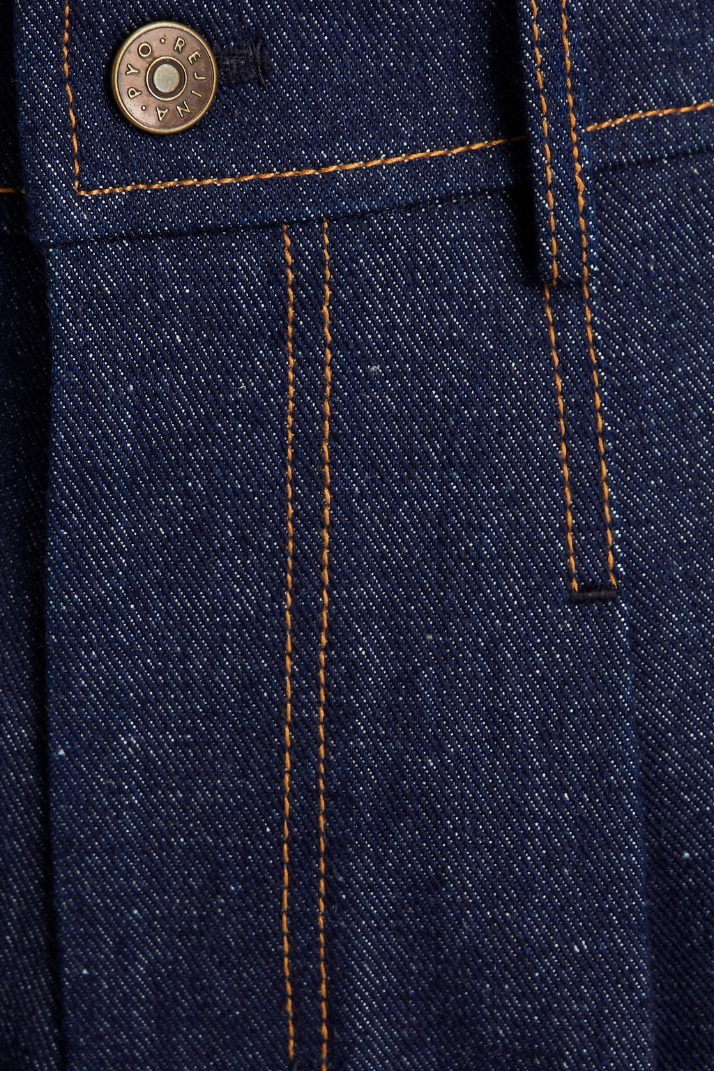 REJINA PYO Pleated high-rise straight-leg jeans