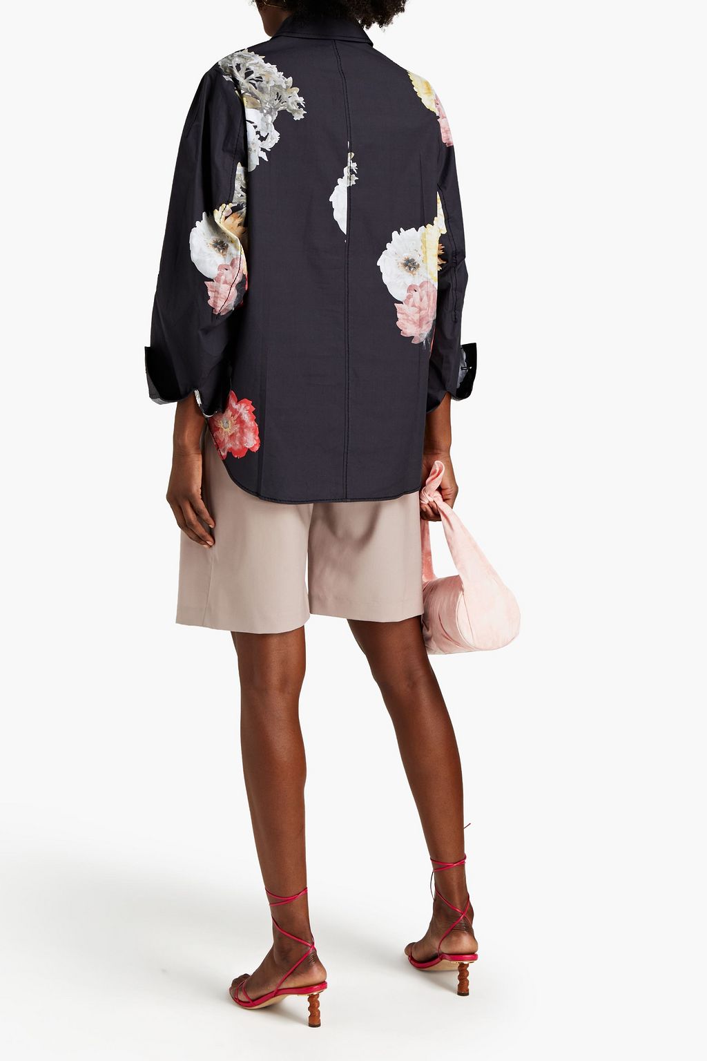 REJINA PYO Kinsey floral-print cotton-poplin shirt