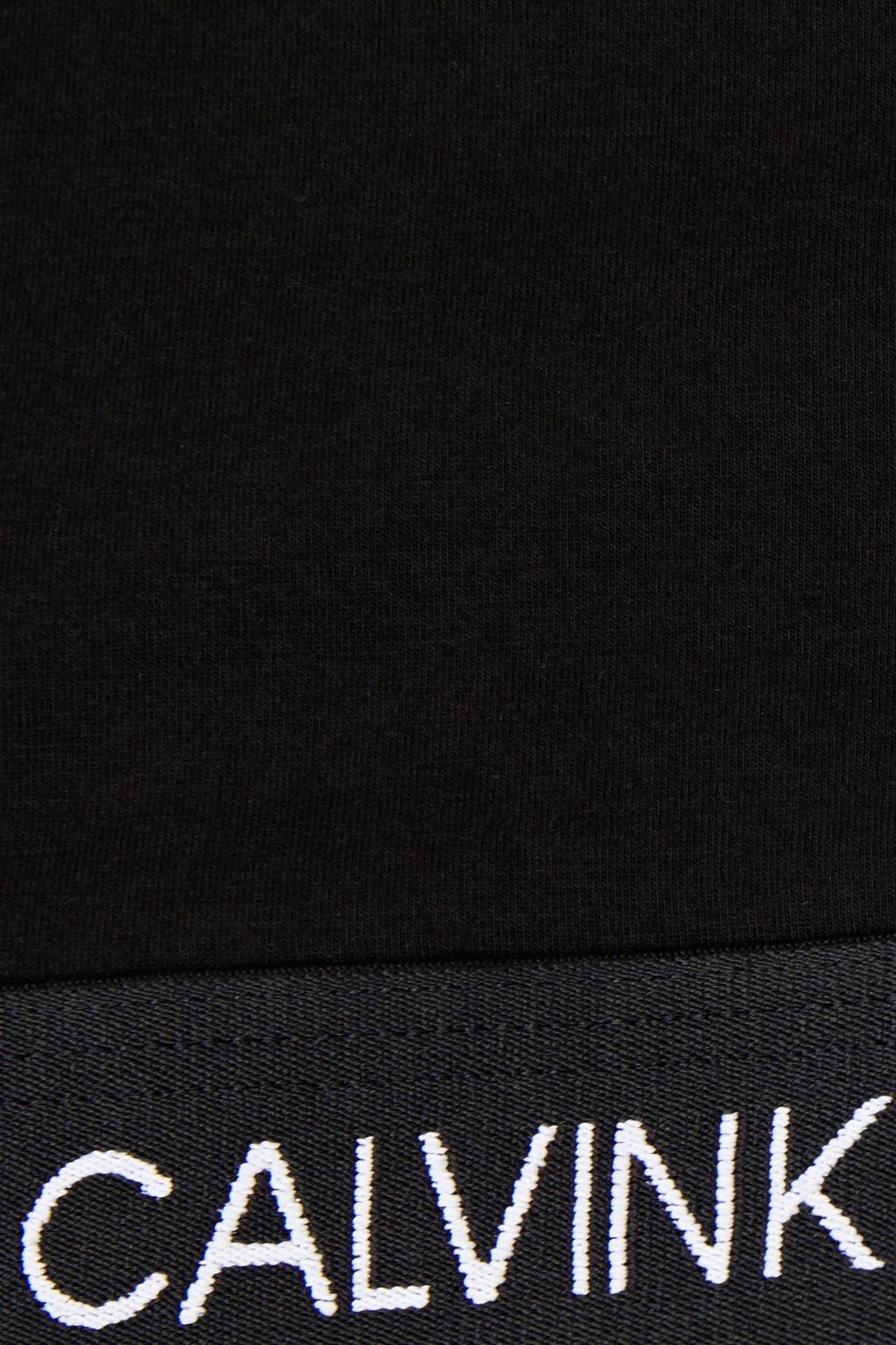 CALVIN KLEIN Cotton-blend jersey sports bra