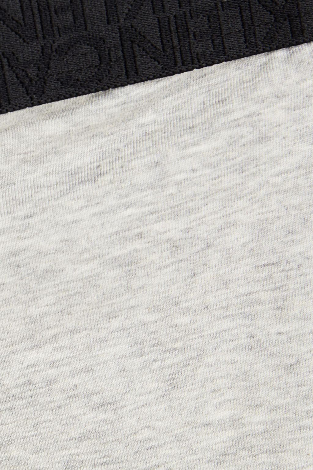 CALVIN KLEIN Mélange cotton-blend mid-rise thong