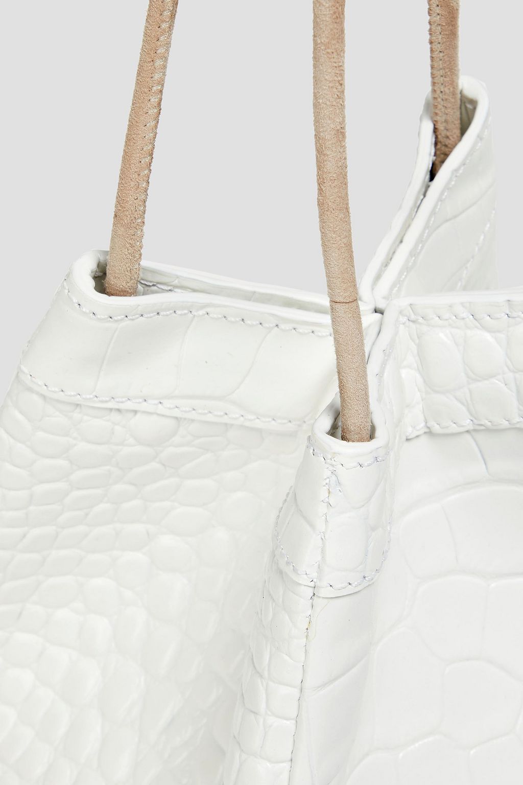 REJINA PYO Rita Tote Bag aus Leder mit Krokodileffekt