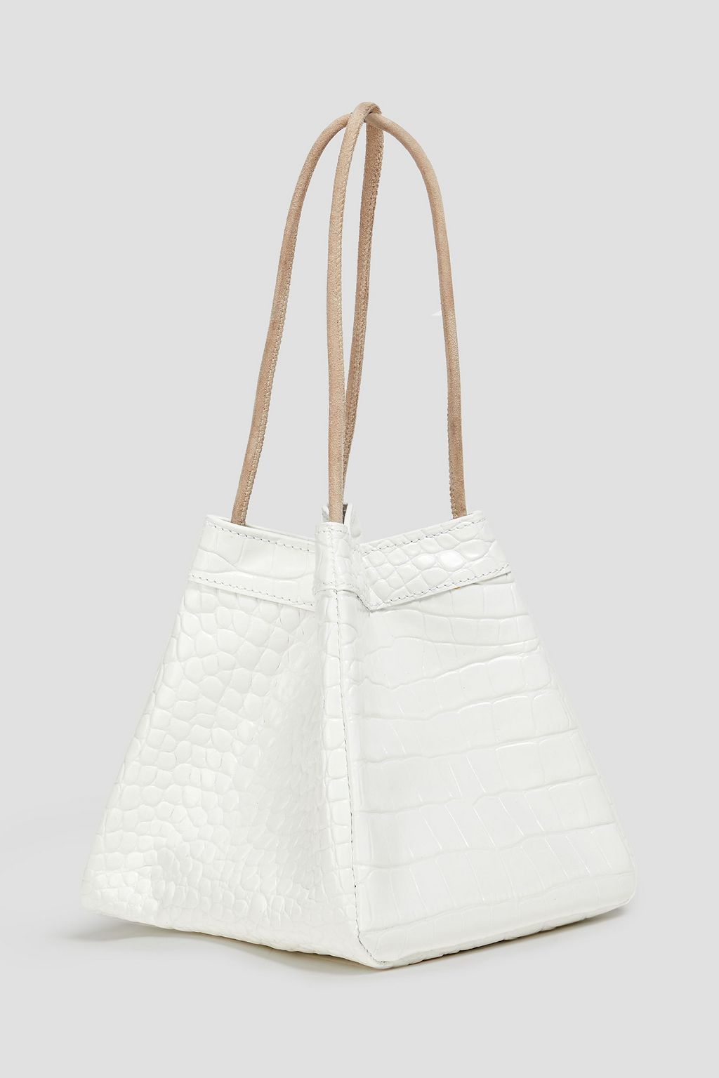 REJINA PYO Rita Tote Bag aus Leder mit Krokodileffekt