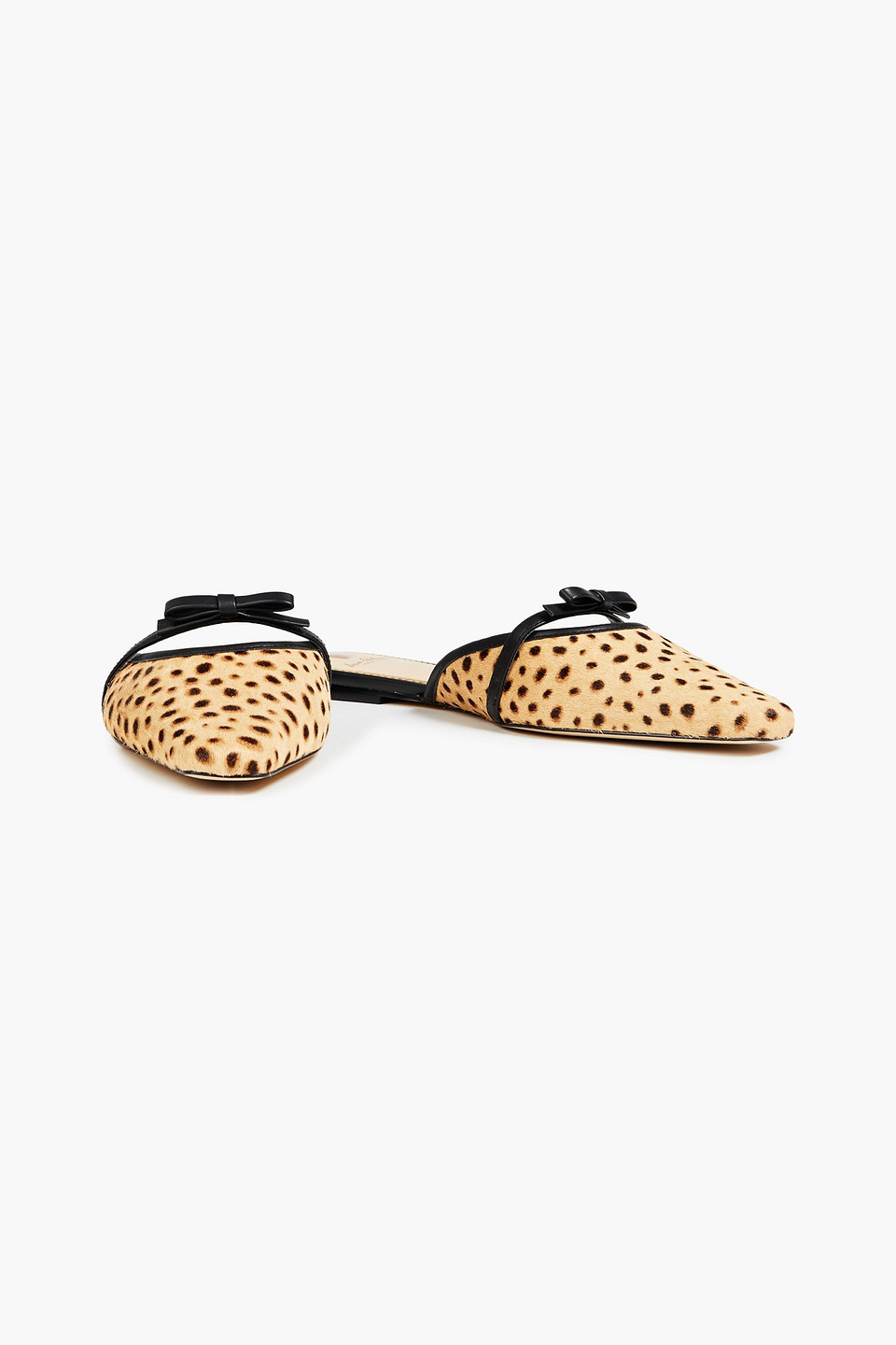 Sam Edelman Carol Leopard-print Calf Hair Slippers In Animal Print