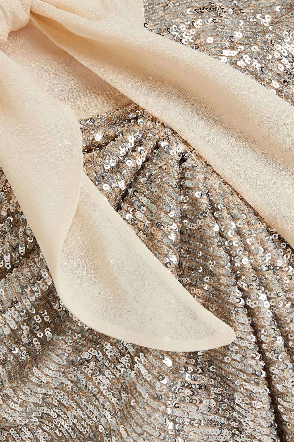 MAGDA BUTRYM Medford tie-neck sequined chiffon cape