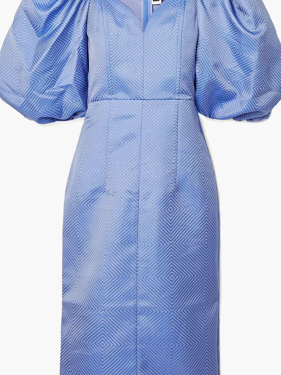 irina jacquard dress