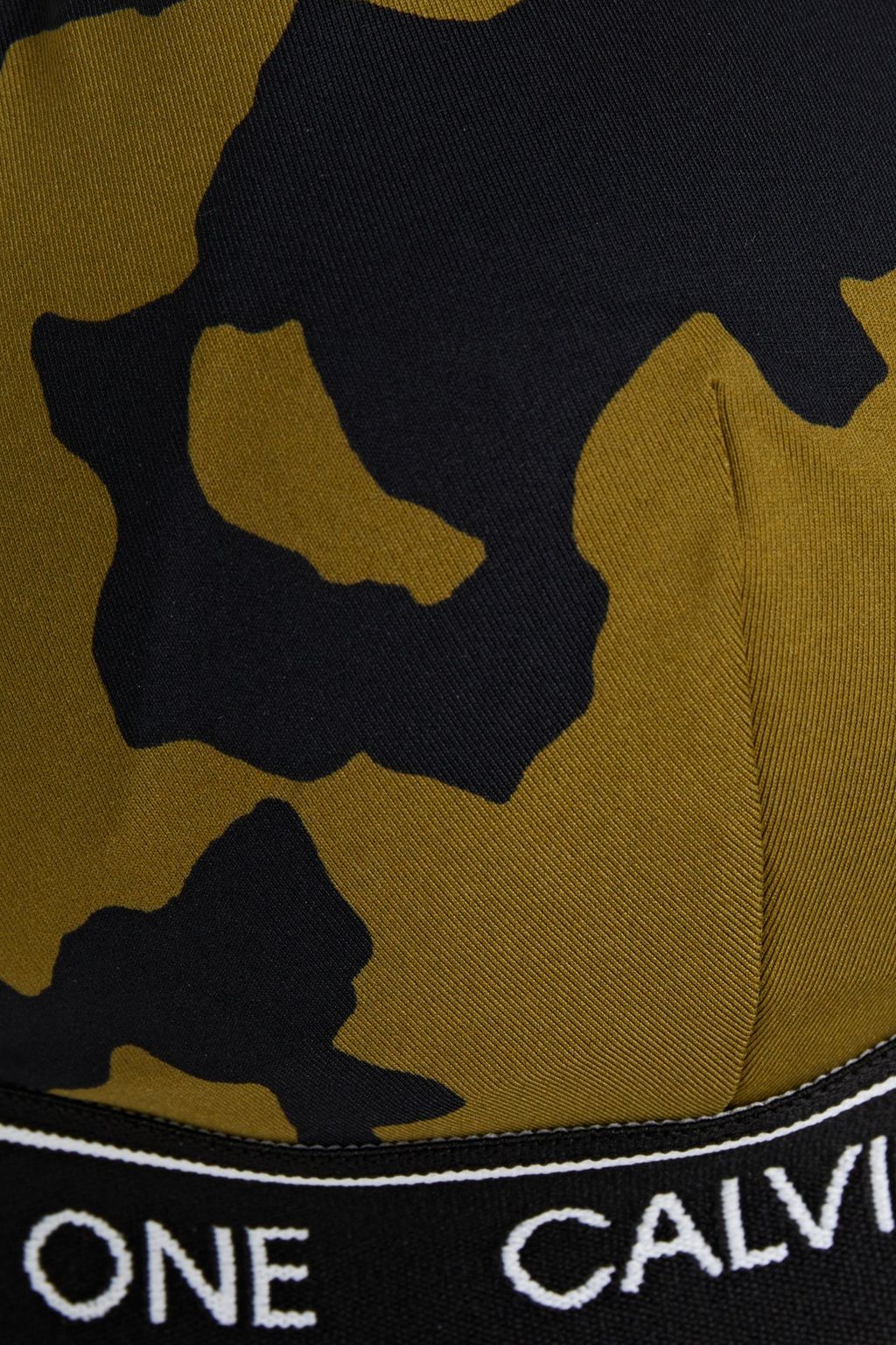 CALVIN KLEIN Printed triangle bikini top