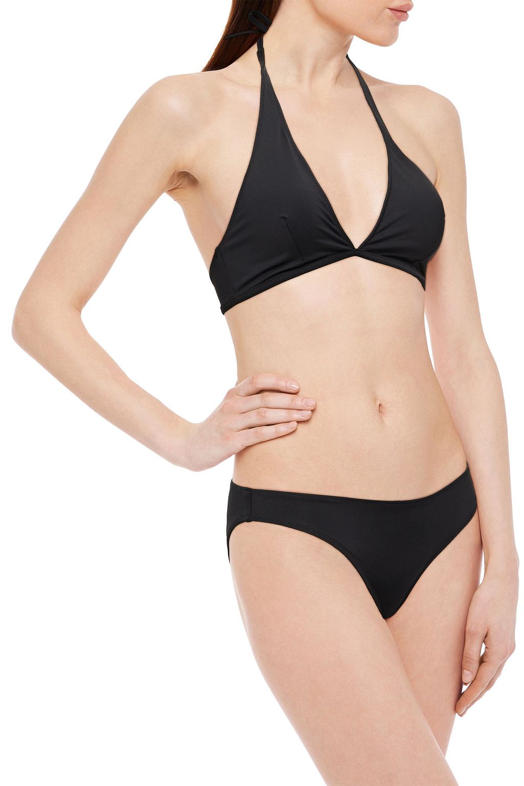 CALVIN KLEIN Printed triangle bikini top