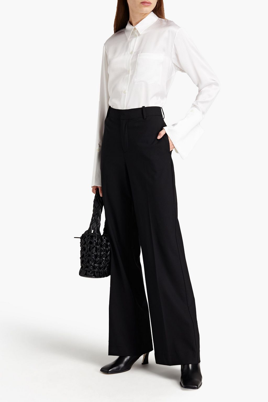BITE STUDIOS Stretch-wool straight-leg pants