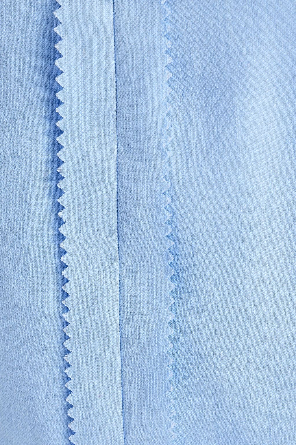 MOSCHINO Fluted pleated woven mini skirt