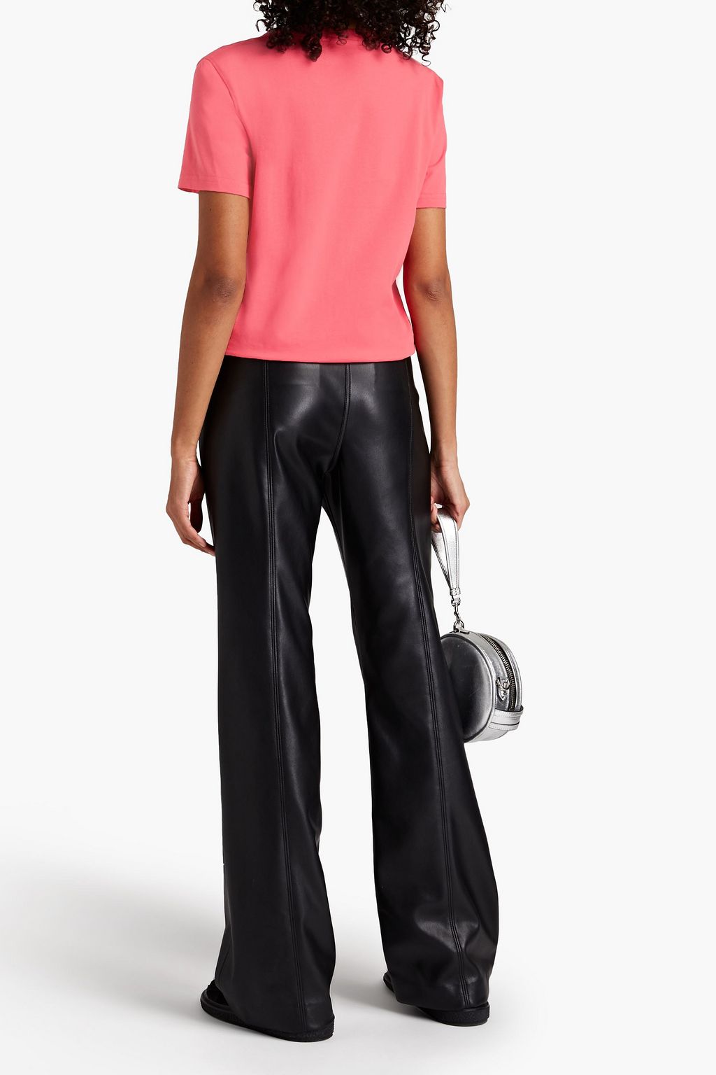 MOSCHINO T-Shirt aus Baumwoll-Jersey mit Verzierung