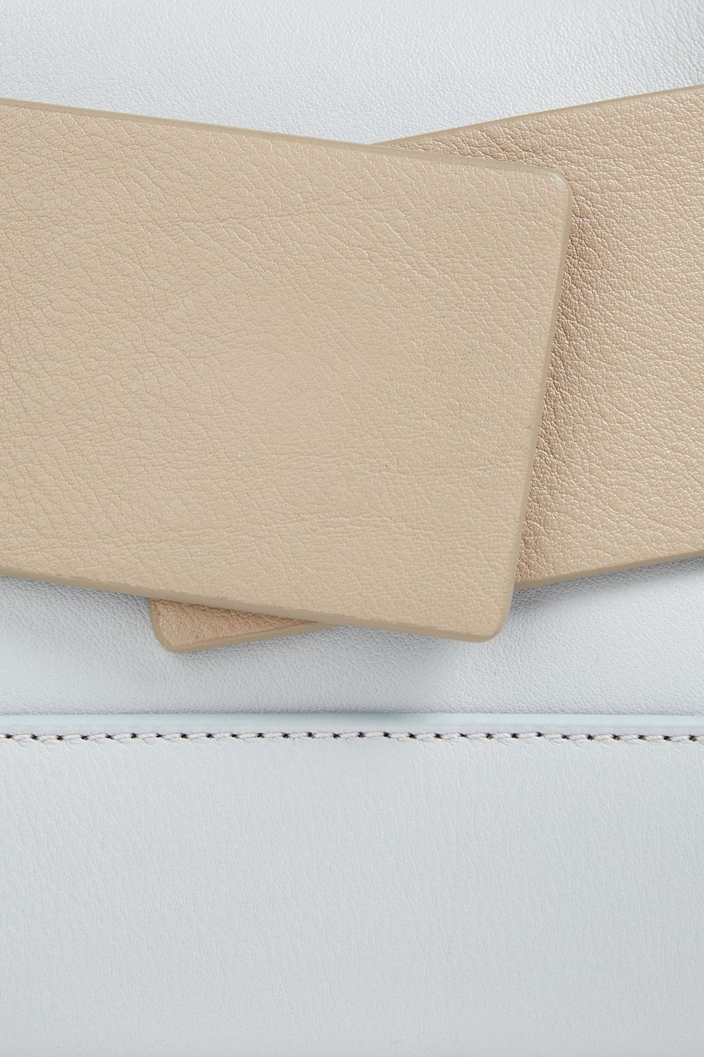 YUZEFI Dinky textured-leather shoulder bag