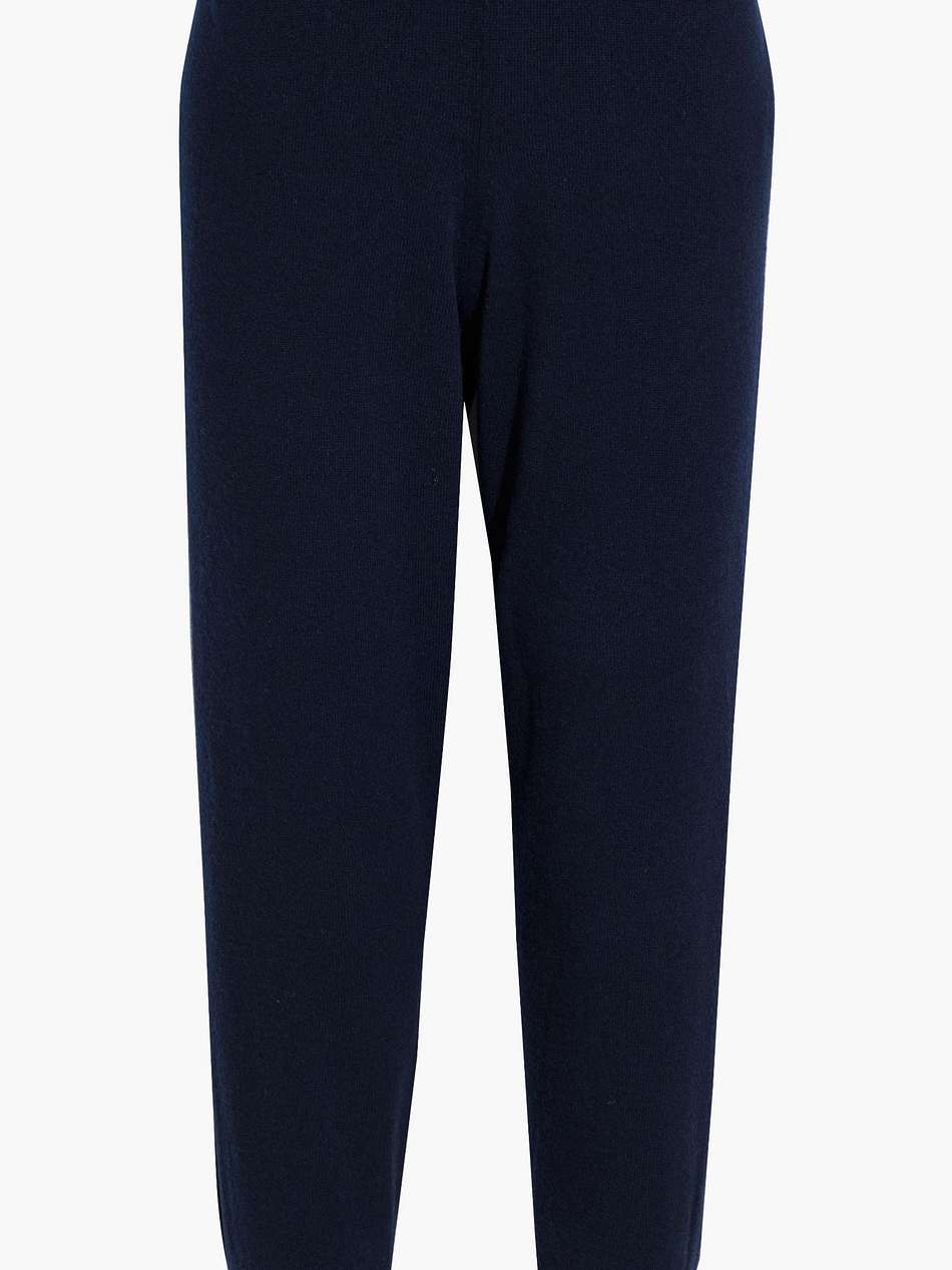 cashmere and wool-blend track pants