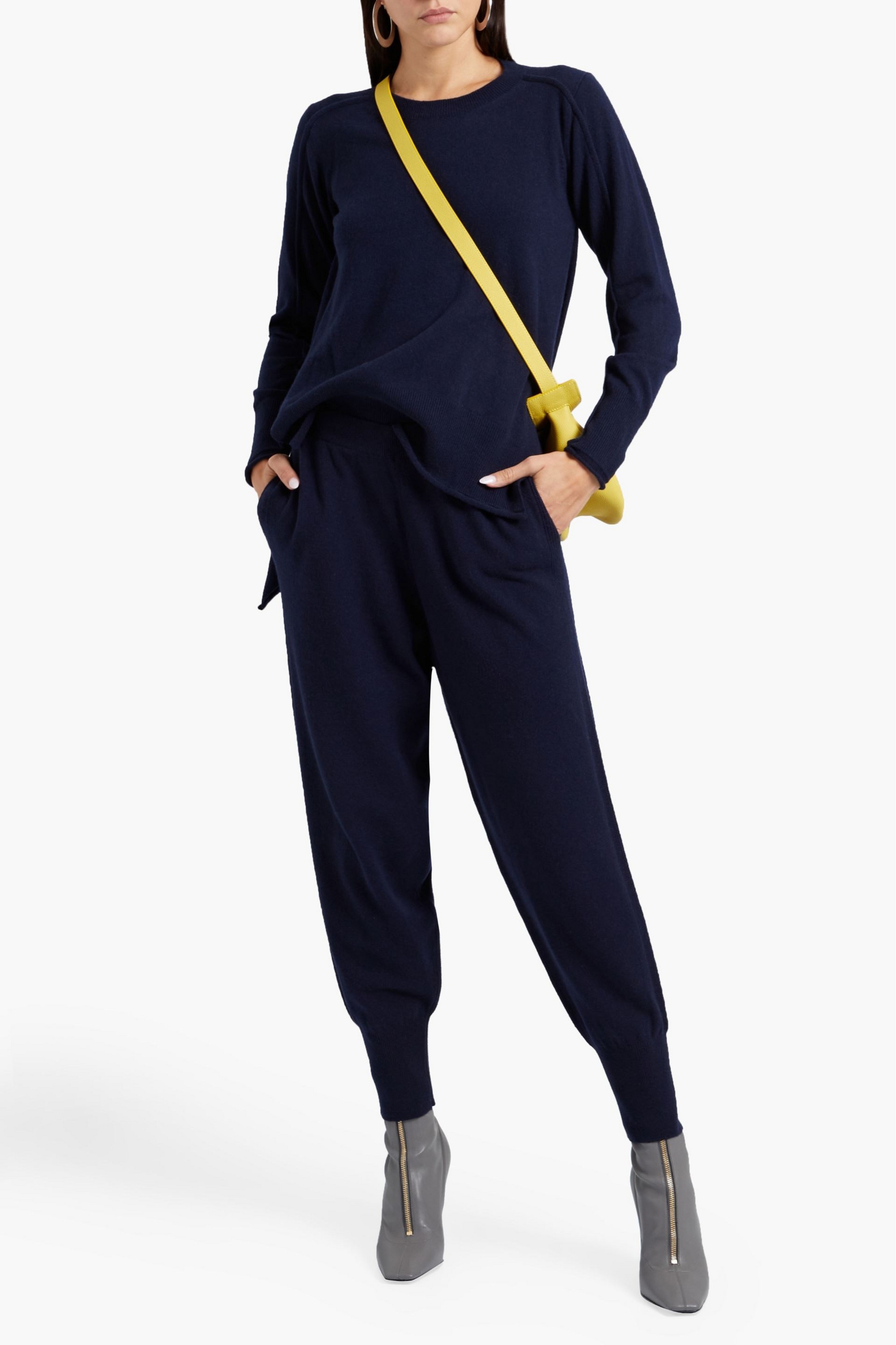 Stella McCartney Cashmere and wool-blend track pants
