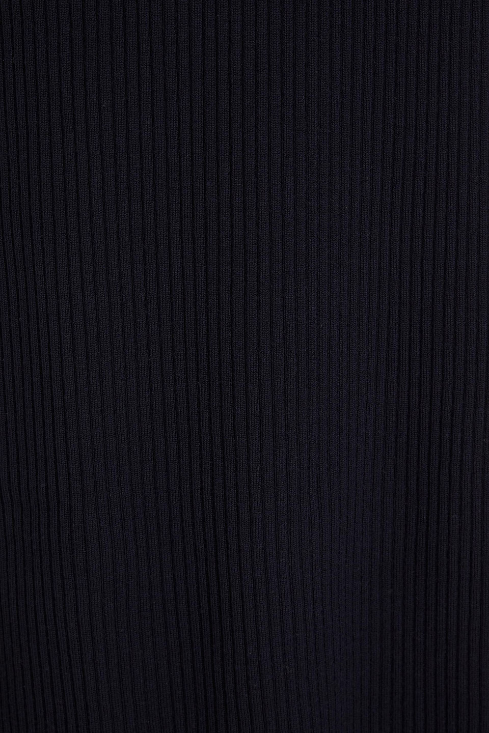 Chloé Off-the-shoulder Ribbed Wool And Cashmere-blend Maxi Dress In Marineblau