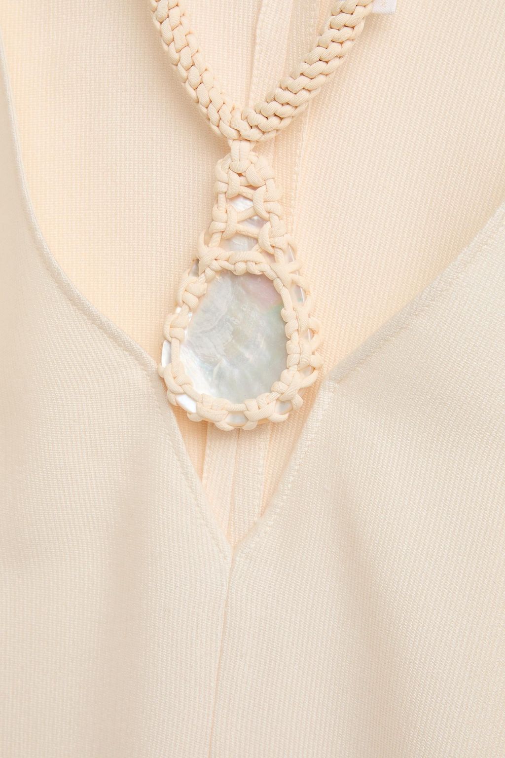 CHLOÉ Embellished silk top
