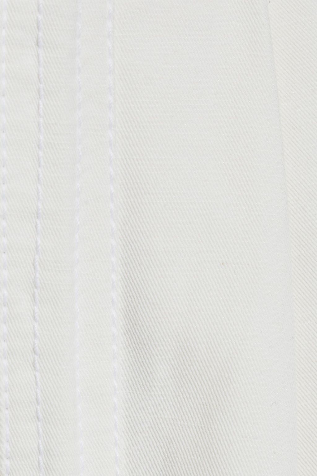 STELLA MCCARTNEY Pleated twill tapered pants