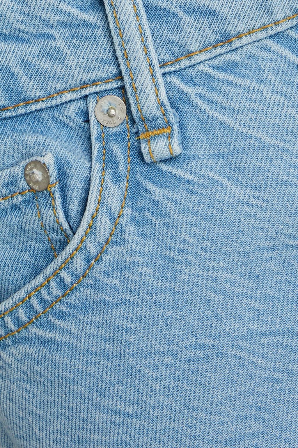 RAG & BONE جينز بأرجل واسعة وخصر منخفض الارتفاع