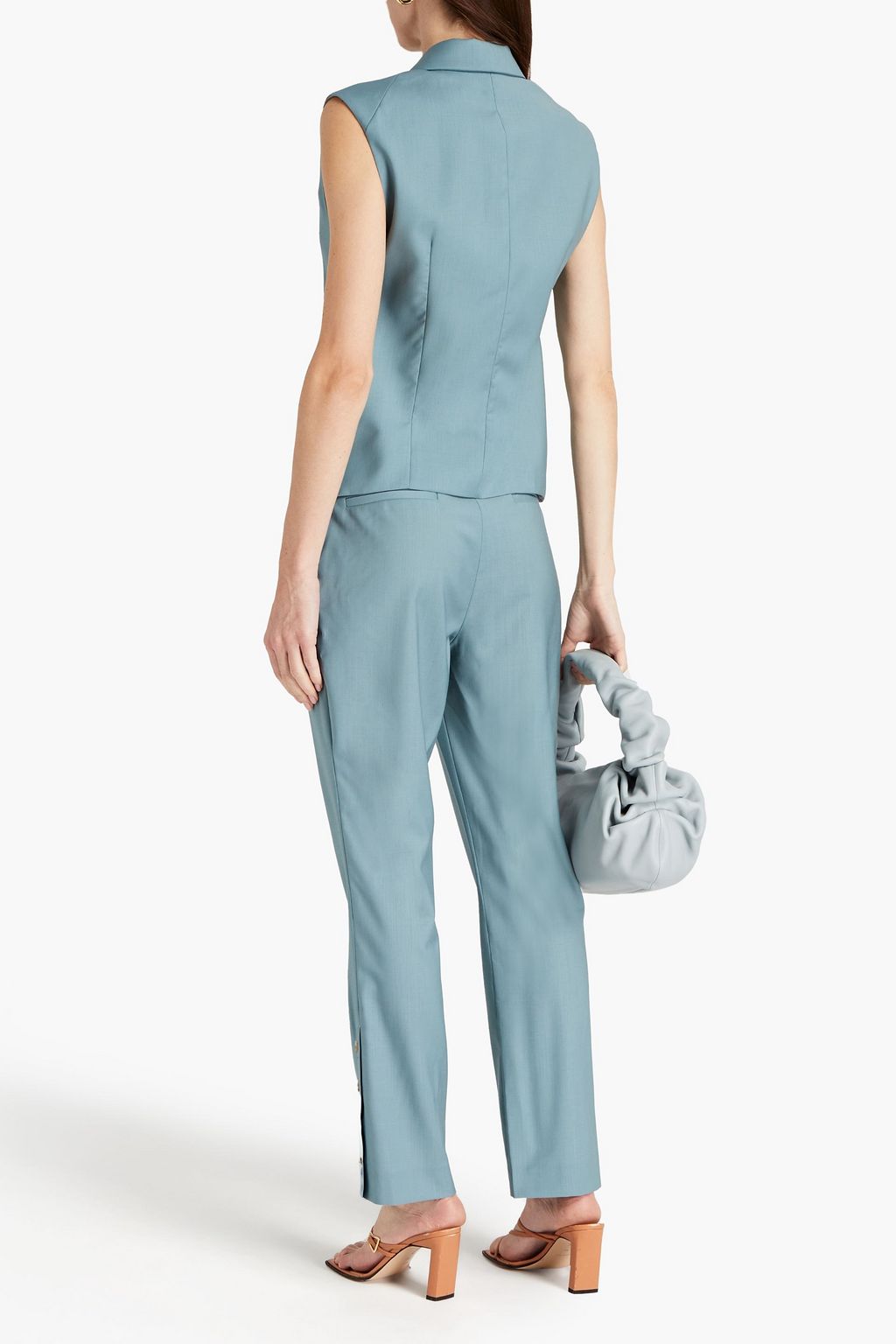 LOULOU STUDIO Crozet double-breasted wool vest