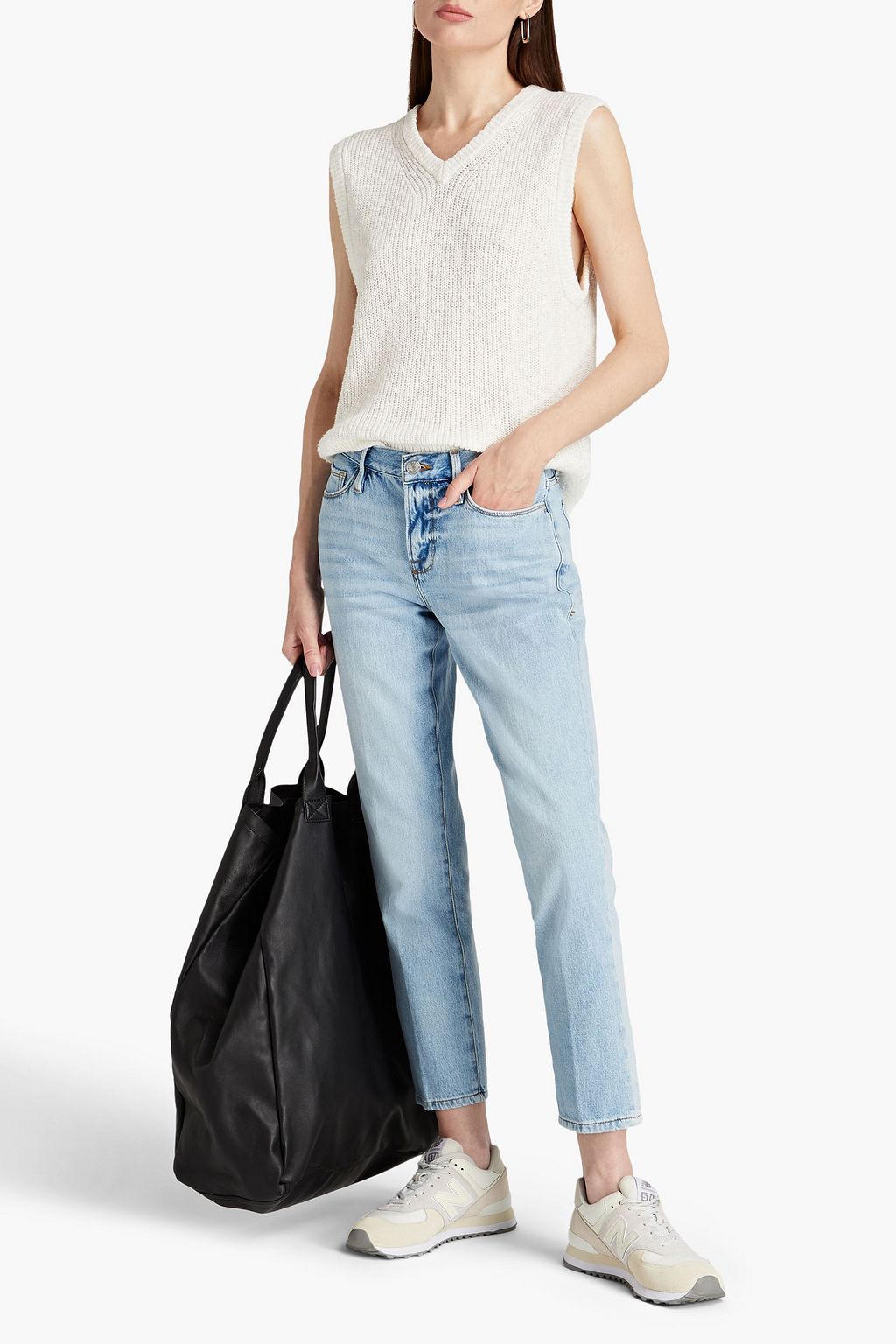 FRAME Le Nouveau mid-rise straight-leg jeans