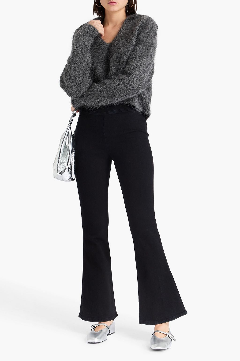 FRAME The Jetset high-rise flared jeans