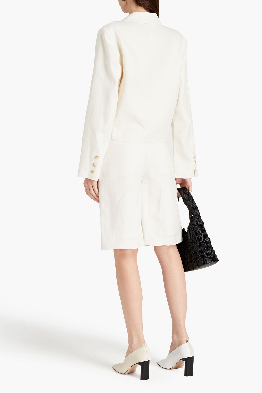 LOULOU STUDIO Chagos double-breasted linen blazer