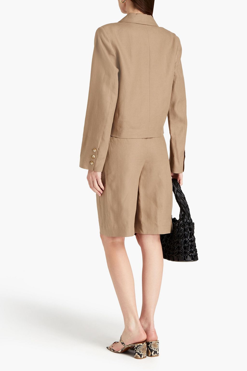 LOULOU STUDIO Chagos double-breasted linen blazer