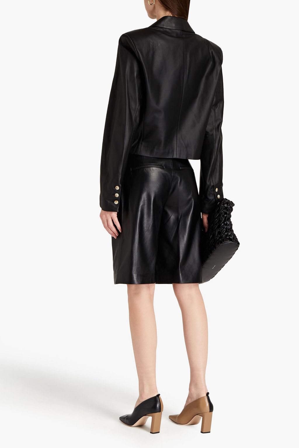 LOULOU STUDIO Kadmat double-breasted leather blazer