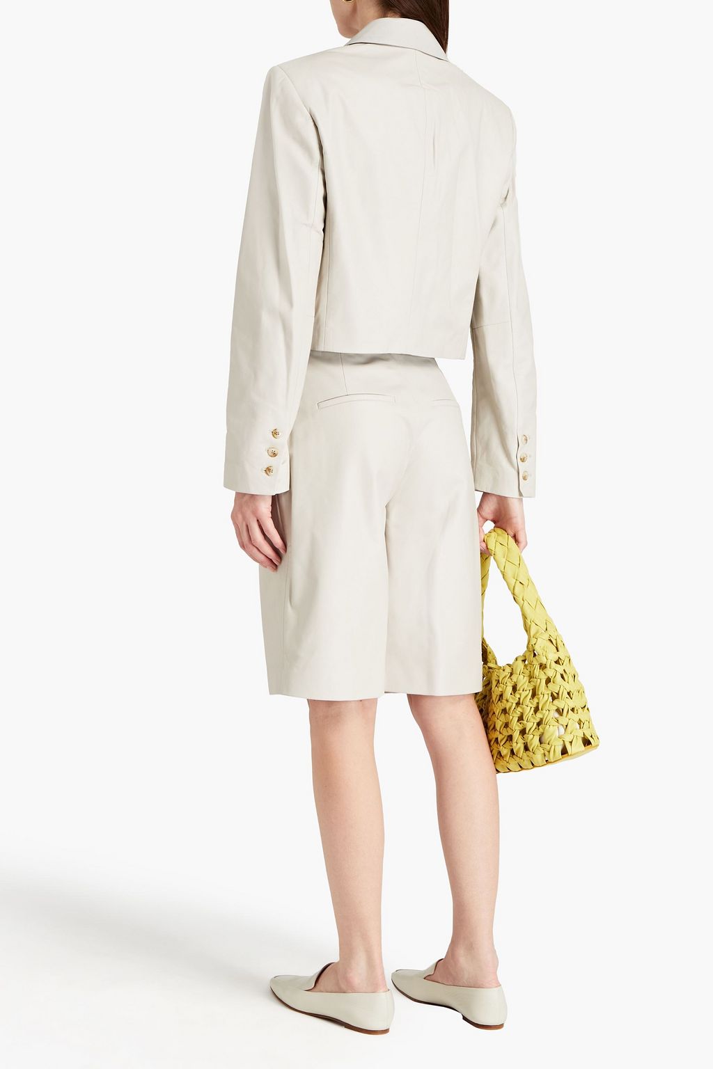 LOULOU STUDIO Kadmat double-breasted leather blazer