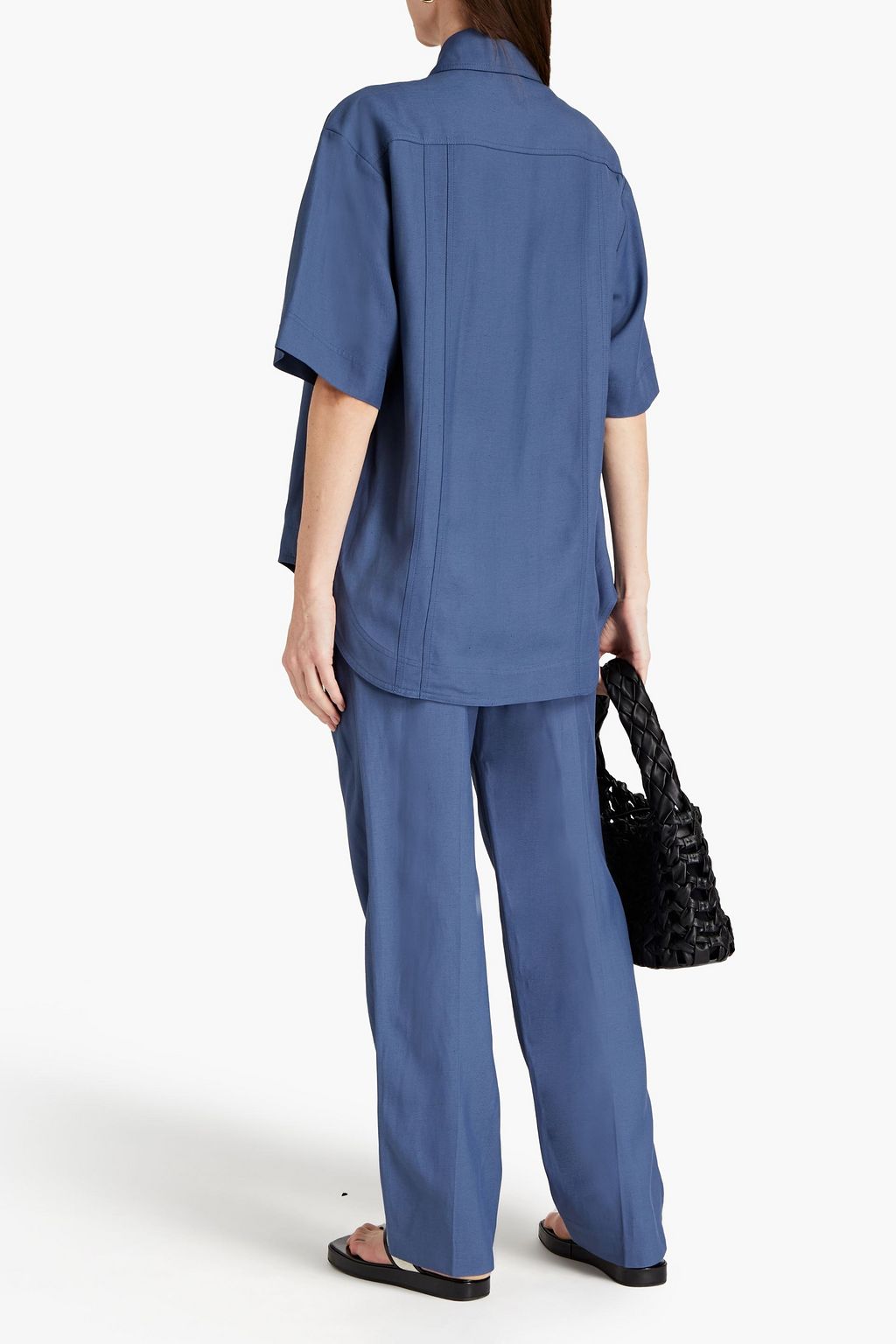 LOULOU STUDIO Moheli twill shirt