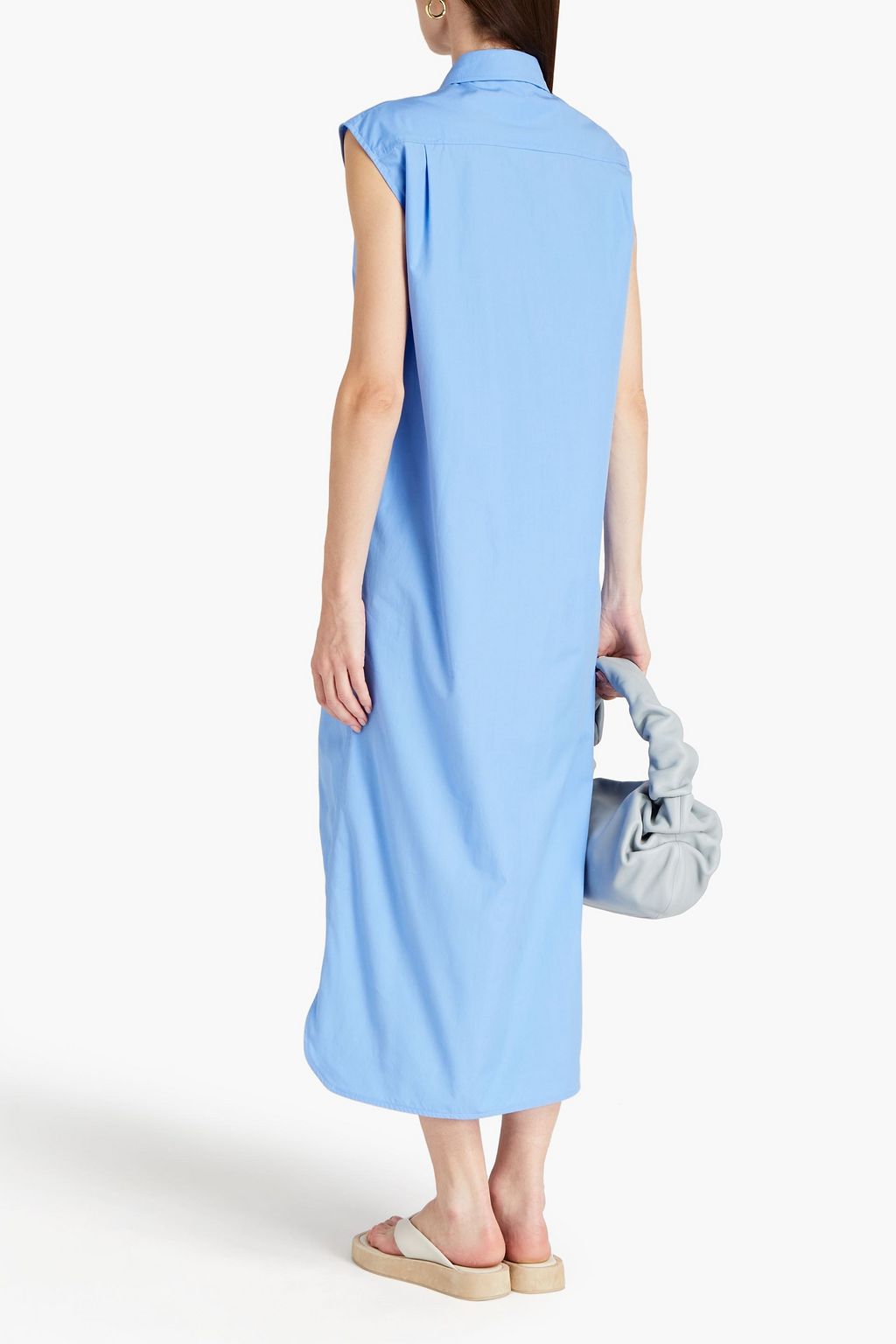 LOULOU STUDIO Ukara cotton-poplin midi shirt dress