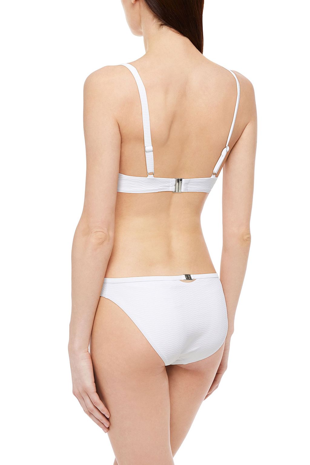 CALVIN KLEIN Stretch-piquè low-rise bikini briefs