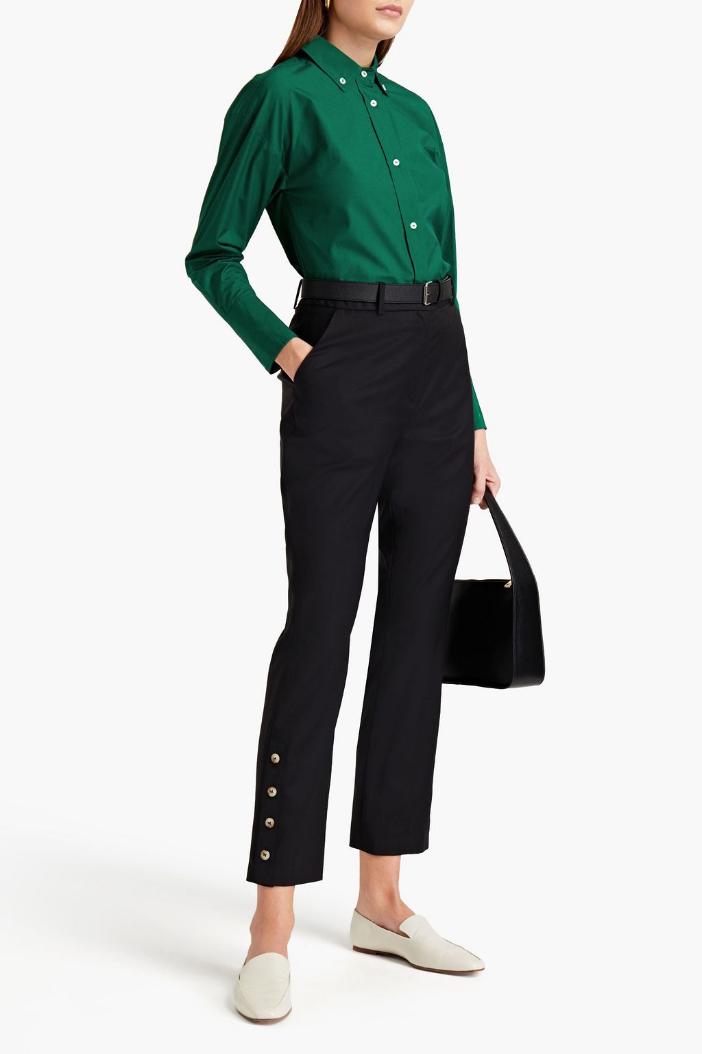 LOULOU STUDIO Pulau cotton-poplin shirt