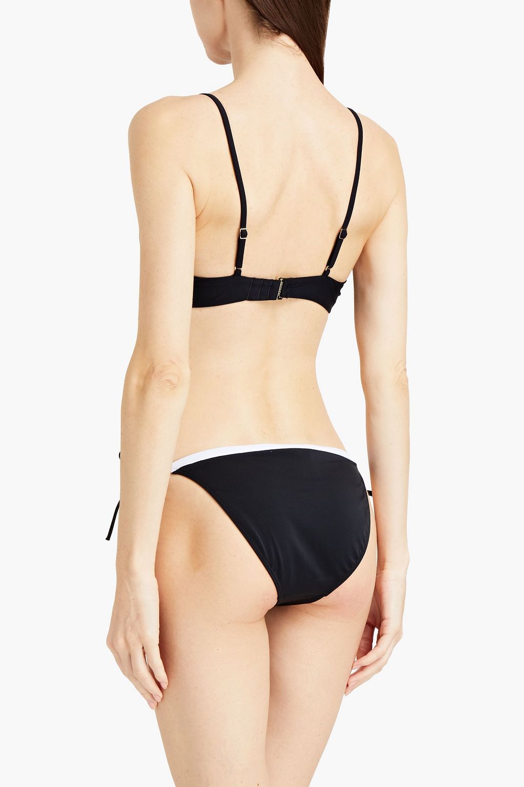 CALVIN KLEIN Embellished triangle bikini top