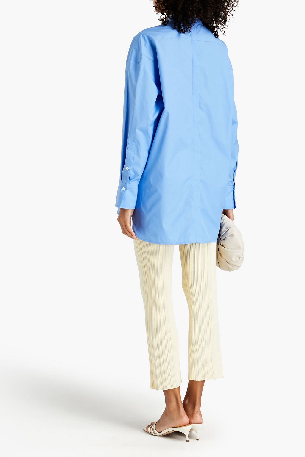 LOULOU STUDIO Pini cotton-poplin shirt