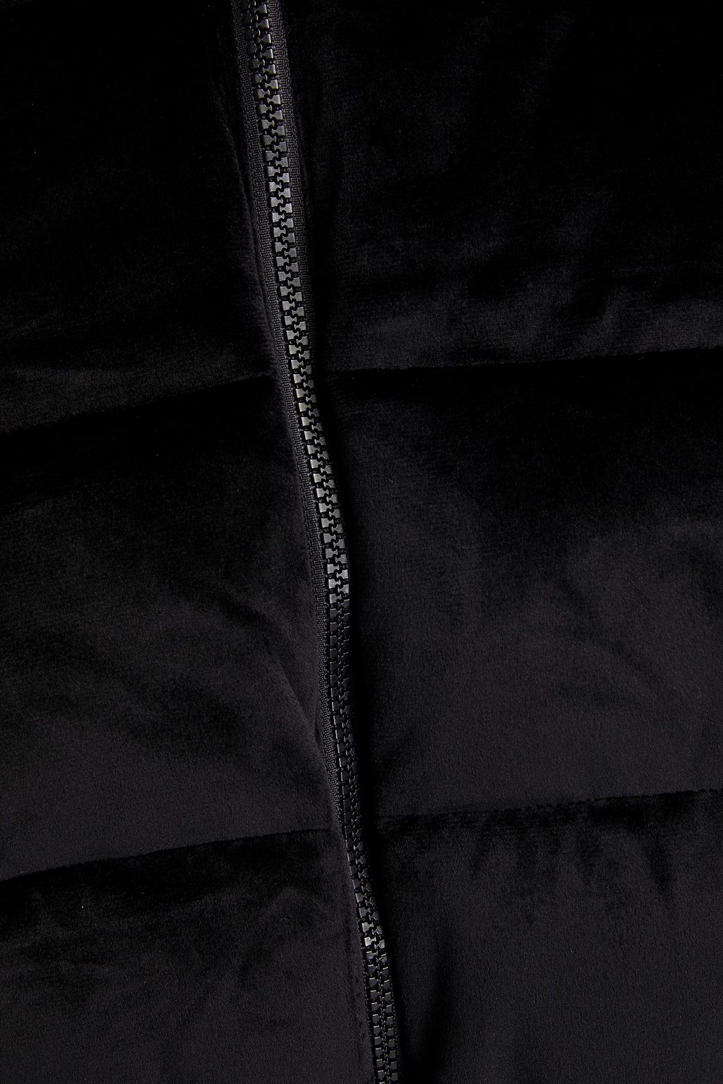 UNREAL FUR Quilted velvet jacket