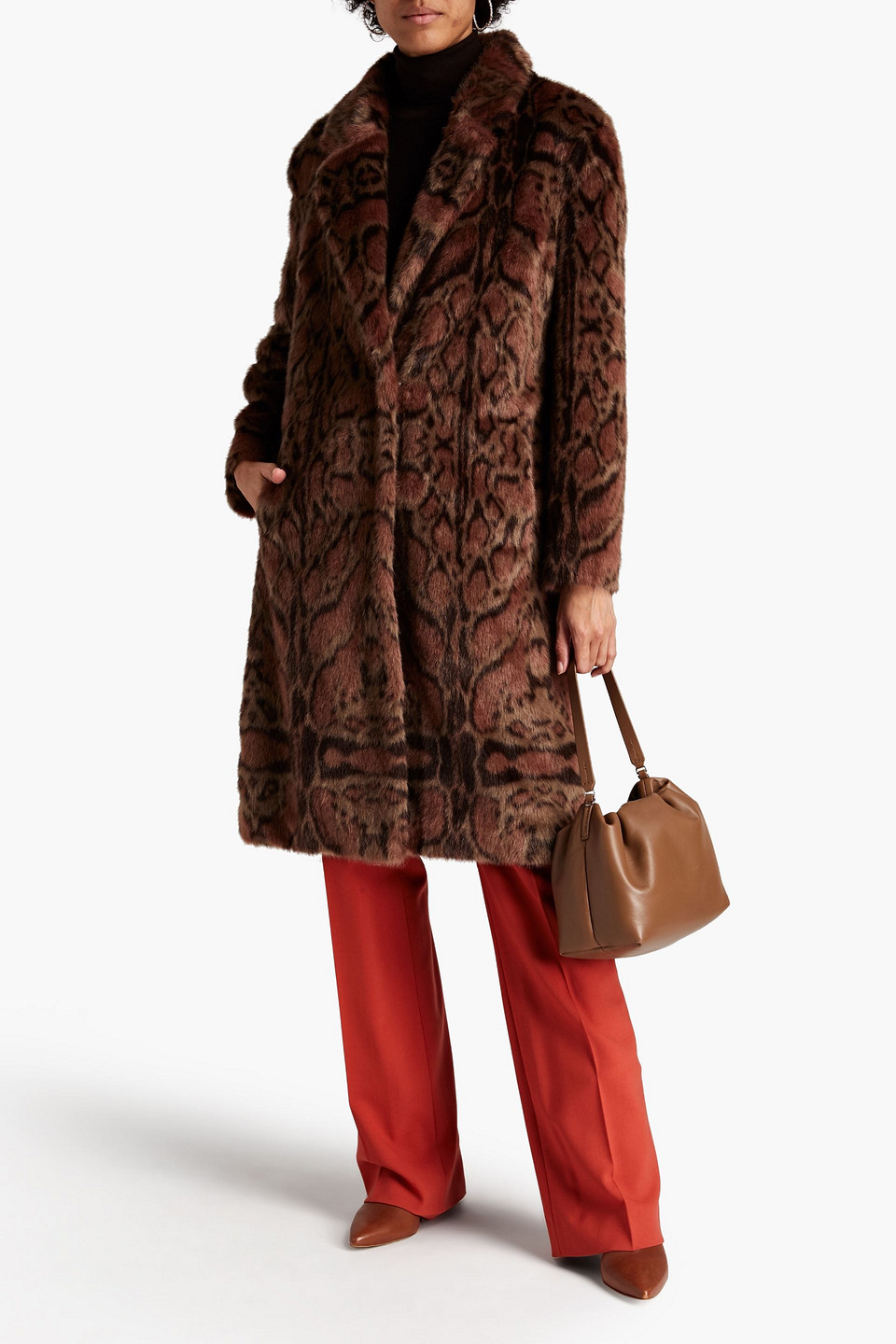 Unreal Fur Leopard-print Faux Fur Coat In Animal Print