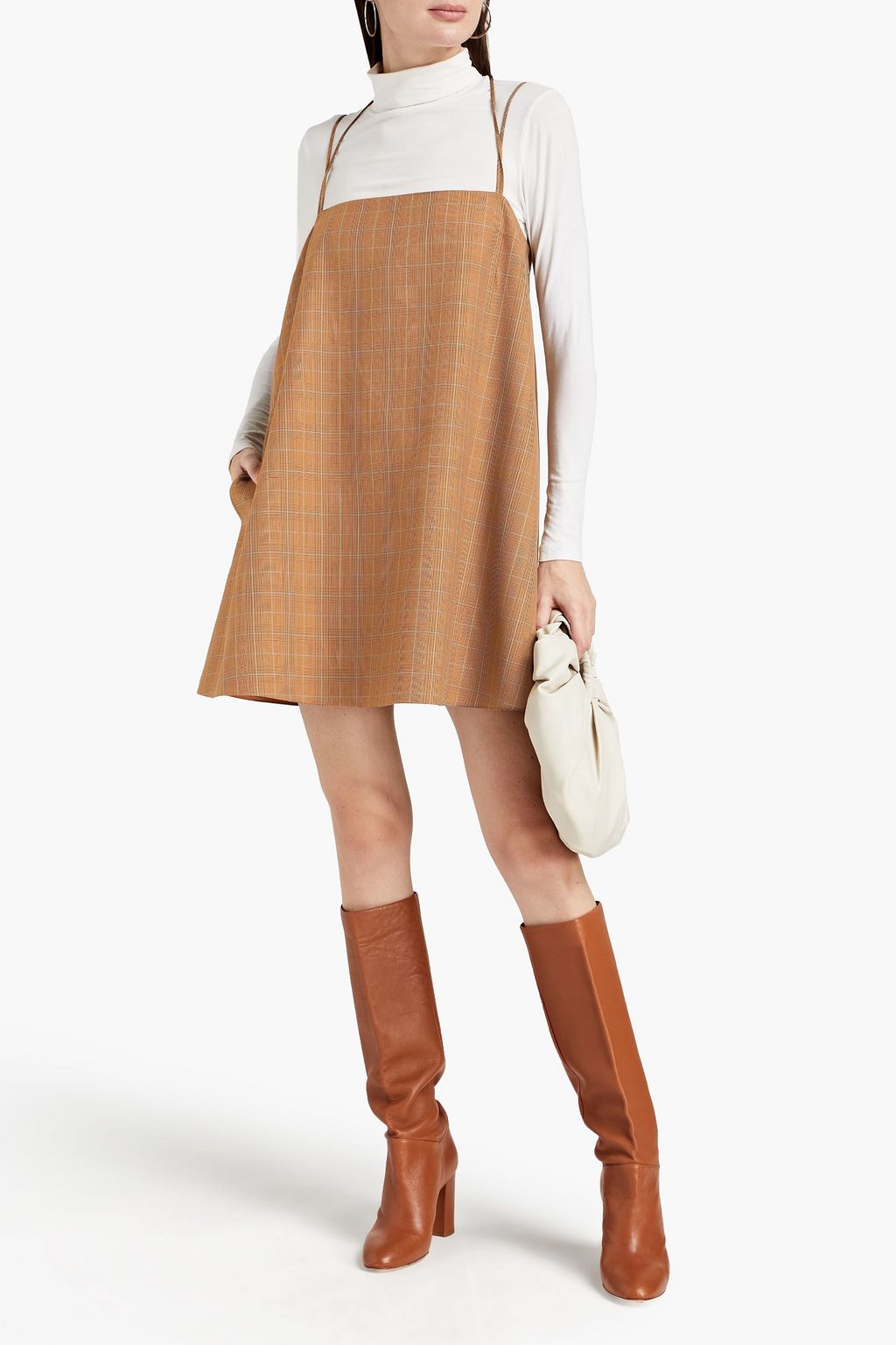 MAGDA BUTRYM Prince of Wales checked wool mini dress